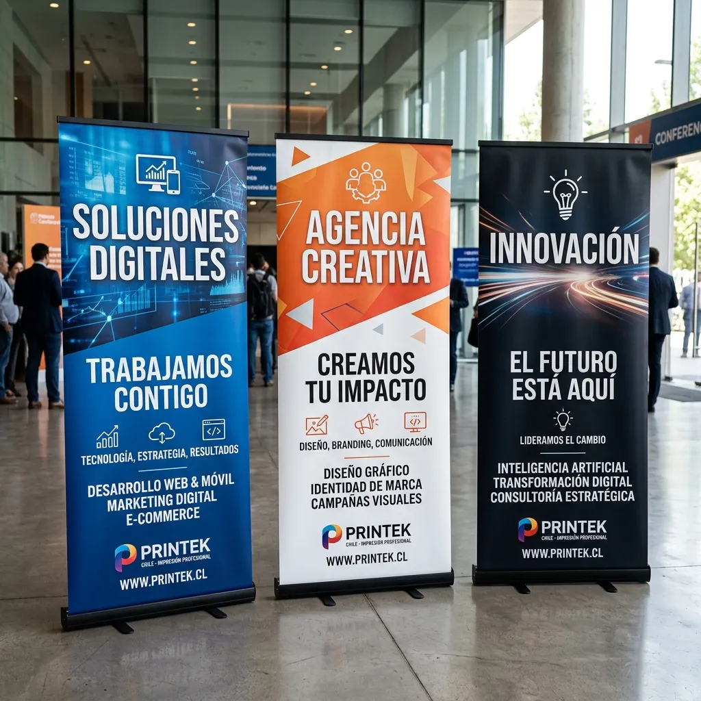 Pendones Publicitarios en Santiago