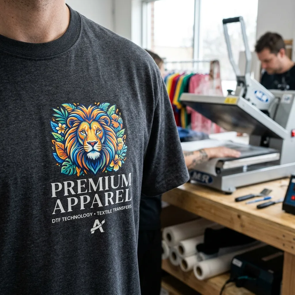 Etiquetas textiles personalizadas con impresión DTF en Las Condes — Imprenta Salvador Dali